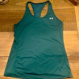 Dark green under Armour tank top